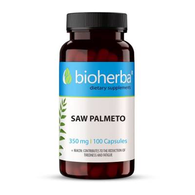 Saw Palmetto БиоХерба, 100 капсули по 350 мг Сао Палмето