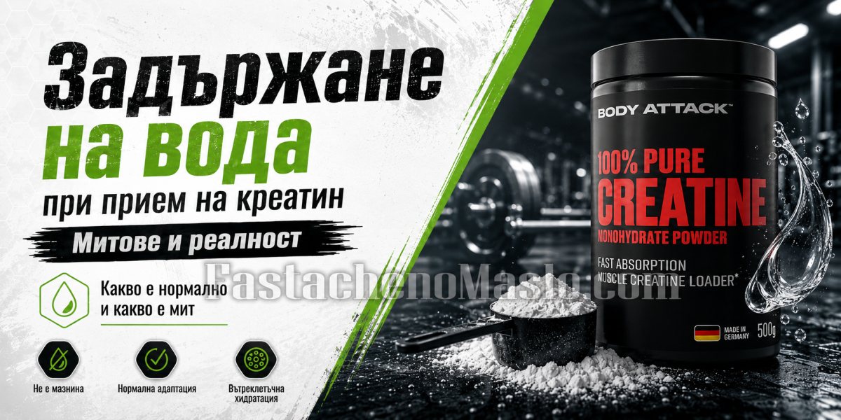  voda pri priem na kreatin - Онлайн магазин за Фъстъчено Масло