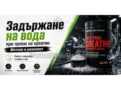 Задържане на вода при прием на креатин: митове и реалност