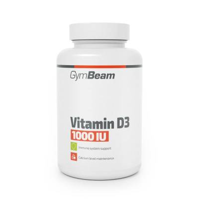 Витамин D3 Gymbeam, 60 и 120 капсули по 1000 IU